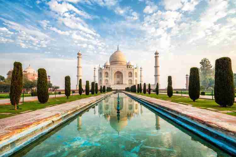 Taj Mahal in Agra, india