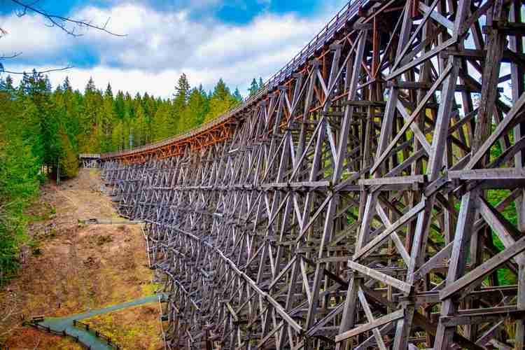 Kinsol Trestle on Vancouver Island