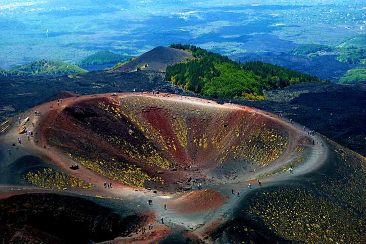 Mount Etna's summit crater