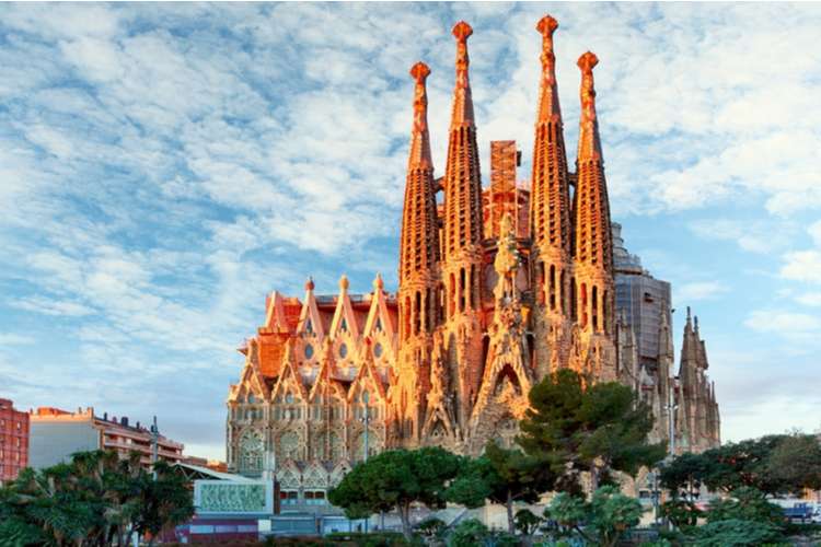 The Sagrada Familia in Barcelona