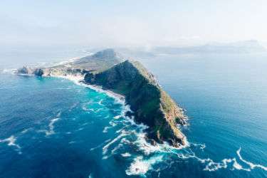 Aerial view of Cape Point