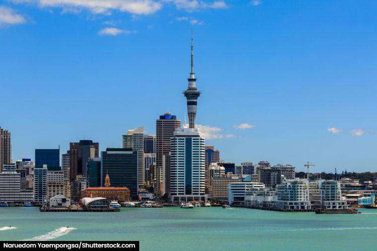 View of the Auckland skyline