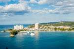 Jamaican Coastline with blue waters and white sand beaches