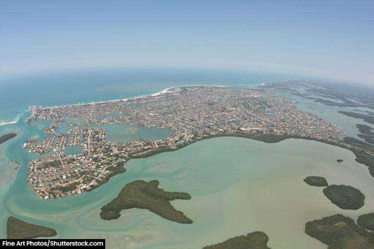 Aerial view of Marco Island