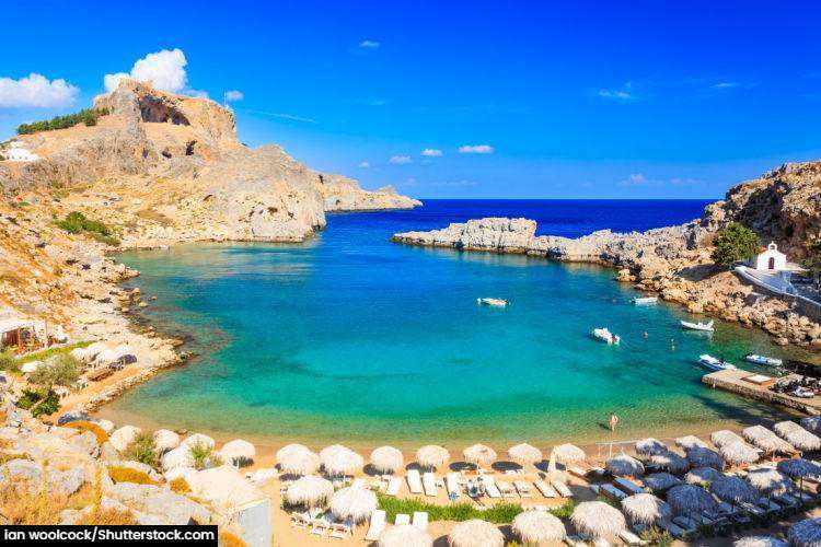 St. Paul's Bay in Lindos