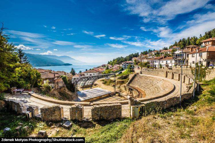 An amphitheatre in Ohrid