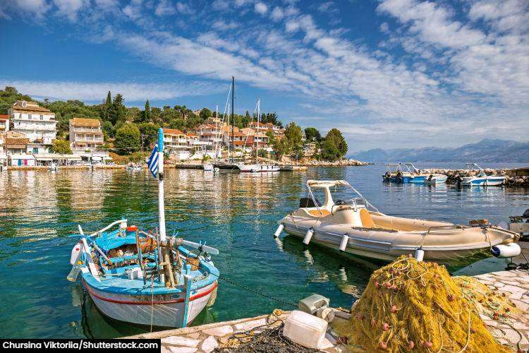 Fishing boats in Kassiopi