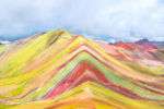 Vinicunca rainbow mountain in Peru