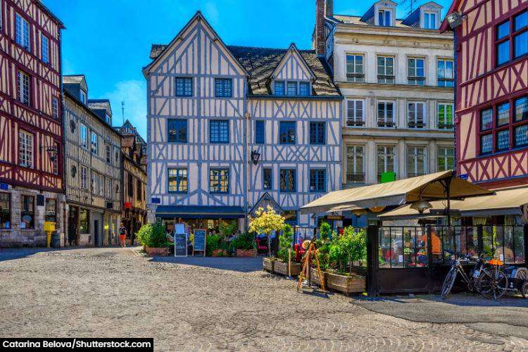 The Medieval centre of Rouen