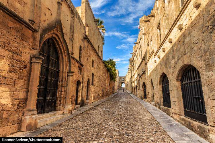 Avenue of the Knights in Rhodes Town