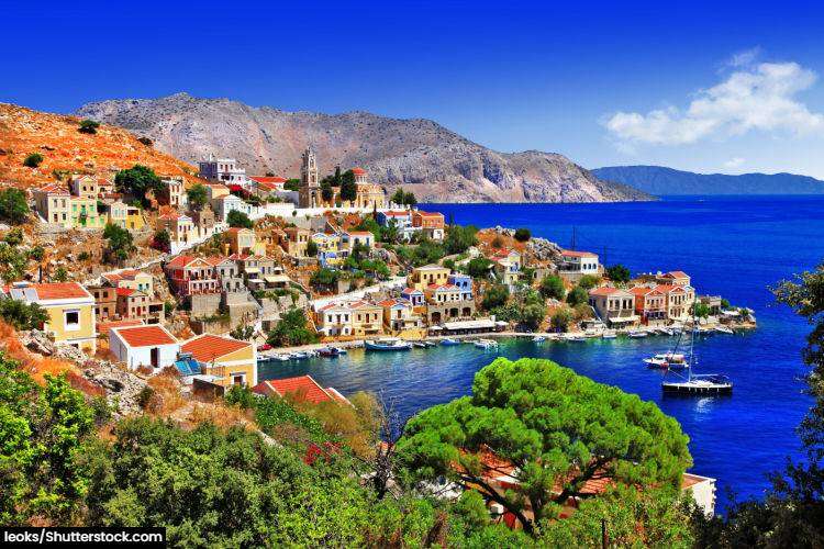 Gialos on Symi Island