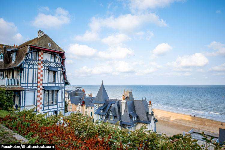 19th century buildings in Trouville