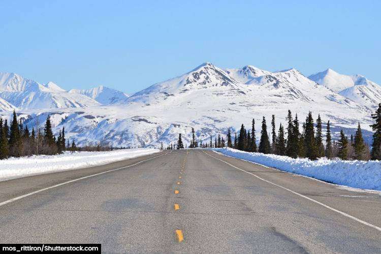 Scenic Highway in Alaska